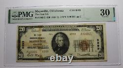 $20 1929 Maysville Oklahoma OK National Currency Bank Note Bill #8999 VF30 PMG