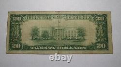 $20 1929 McKees Rocks Pennsylvania PA National Currency Bank Note Bill 5142 Fine