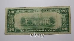 $20 1929 Nowata Oklahoma OK National Currency Bank Note Bill Charter #5354 FINE