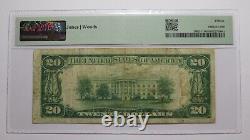 $20 1929 Okmulgee Oklahoma OK National Currency Bank Note Bill Ch. #6241 F15