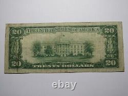 $20 1929 Peoria Illinois IL National Currency Bank Note Bill! Charter #3214 RARE