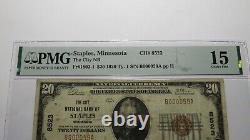 $20 1929 Staples Minnesota MN National Currency Bank Note Bill Ch #8523 F15 PMG