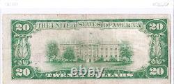 $20 1929 T1 National ELIZABETHTOWN Kentucky KY? Fancy Binary Serial #