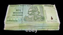 20 x Zimbabwe 10 Trillion Dollar banknotes- paper money currency 1/5 bundle