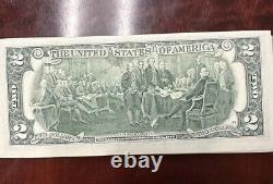 2003 $2 Two Dollar Bill Rare Series A, Free Shipping