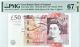 2010 England £50 Pound Bank Note PMG 67 EPQ Britain 393a B410 Uncirculated