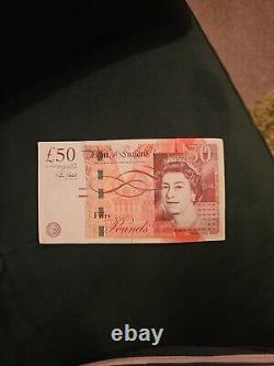 2010 English Bancnote £50 Elizabeth II