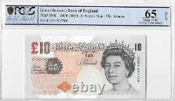 2012 Bank of England Chris Salmon Darwin £10 Ten Pound Banknote Gem Unc 65 OPQ