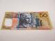 2016 Australian 50 Dollar $50 Note Prefix-AA-16 903880 Slightly used + clean