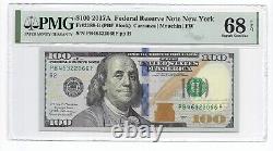 2017A $100 NEW YORK FRN. PMG Superb Gem Uncirculated 68 EPQ Banknote