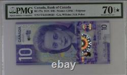 2018 Bank Of Canada $10 Viola Desmond Banknote BC-77a PMG 70 EPQ Star Gem UNC