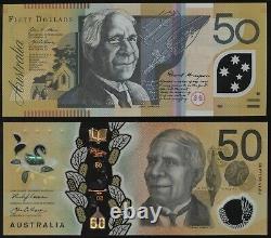 2018 Reserve Bank of Australia Two Generations of $50 in Presentation Folder