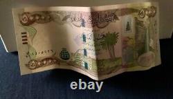 250,000 IQD Iraqi Dinar (6x 25k 2x50k Notes) Uncirculated UNC Next Day Delivery