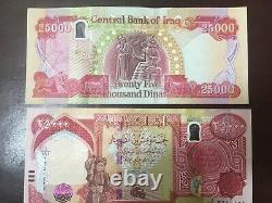 250K 10x 25000 latest New Iraqi Dinars Uncirculated 2020 IRAQ DINAR
