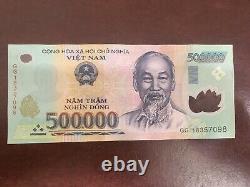 2m 500,000 Vietnamese Dong (4x 500,000 genuine, polymer, circulated bank note)