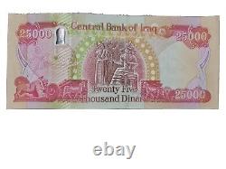 4x25000 100K latest New Dinars Uncir Consecutive numbers IRAQ DINAR