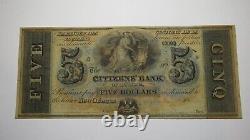 $5 18 New Orleans Louisiana Obsolete Currency Bank Note Remainder Bill Citizen
