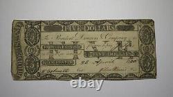 $5 1808 Gloucester Rhode Island RI Obsolete Currency Bank Note Bill Farmers Ex