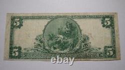 $5 1902 Alameda California CA National Currency Bank Note Bill Charter #11942 VF
