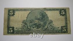$5 1902 Gainesville New York NY National Currency Bank Note Bill Ch. #5867 RARE