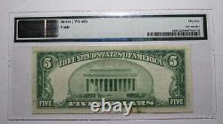 $5 1929 Oakland Maryland MD National Currency Bank Note Bill Ch. #13776 AU55 PMG
