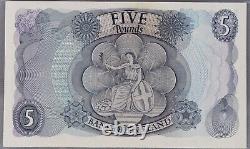 £5 NOTE 375a Hollom B297 PMG 65 EPQ 1963-1966 Five Pound Bank of England
