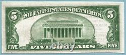 $5 National Currency 1929 T2 Ch#580 Harrisburg NB, Harrisburg, PA PMG 62 EPQ