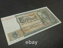 5 deutsche Mark Schein 1963 Ersatznote RARbankfrisch