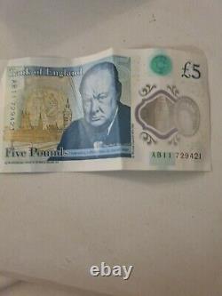5 pound note ab11