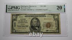 $50 1929 Covington Kentucky KY National Currency Bank Note Bill Ch. #4260 VF20