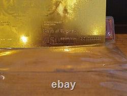 £50 Pound 99.9% 24ct Gold Layered Banknote