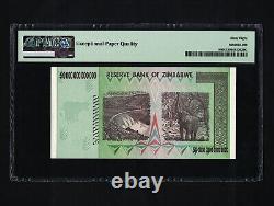 50 Trillion Zimbabwe Dollars Banknote AA 2008 PMG Authenticated Superb Gem Unc
