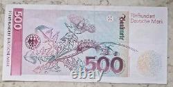 500 DM banknote Deutsche Mark banknote note 1991 YA