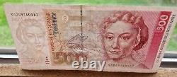 500 DM banknote Deutsche Mark banknote note 1991 YA