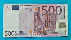 500 EURO European Union 2002 Banknote uncirculated AUSTRIA N Draghi F007D1