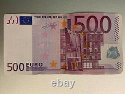 500 Euro Bank note 2002 X series Germany sign by Trichet