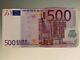 500 Euro Bank note 2002 X series Germany sign by Trichet