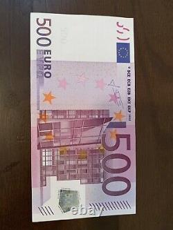 500 euro 2002 banknote Series. 500 Euros Single Cir Banknote Good Condition