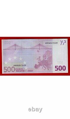 500 euro 2002 banknote Series. 500 Euros Single Cir Banknote Good Condition