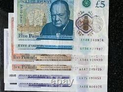 6 AA Polymer Bank Notes