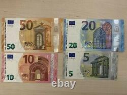 85 Euro euros Total. 50 + 20 + 10 + 5 Euro Banknotes. Cir Notes. 4 Bills. H