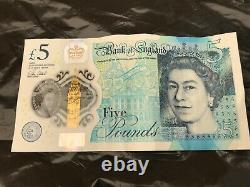 AA14 £5 Polymer Bank Of England Note