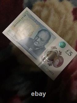 AK47 069045 BANK OF ENGLAND £5 Pound Note Low Seriel Number