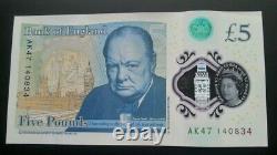 AK47 140834 5 pound note