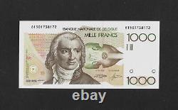 AUNC 1000 francs 1980 BELGIUM