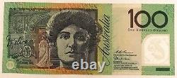 AUSTRALIA 1998. ONE HUNDRED 100 DOLLARS BANKNOTE. EVANS/MacFARLANE