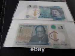 Aa01 Rare £5 Notes