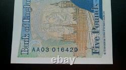 Aa03 016429 5 pound note