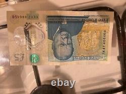 Ak47,5 pound, note, fiver, rare note, Bank of England