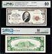 Amazing RARE HIGH GRADE 1929 $10 LARCHMONT, NY National Banknote! PMG 40